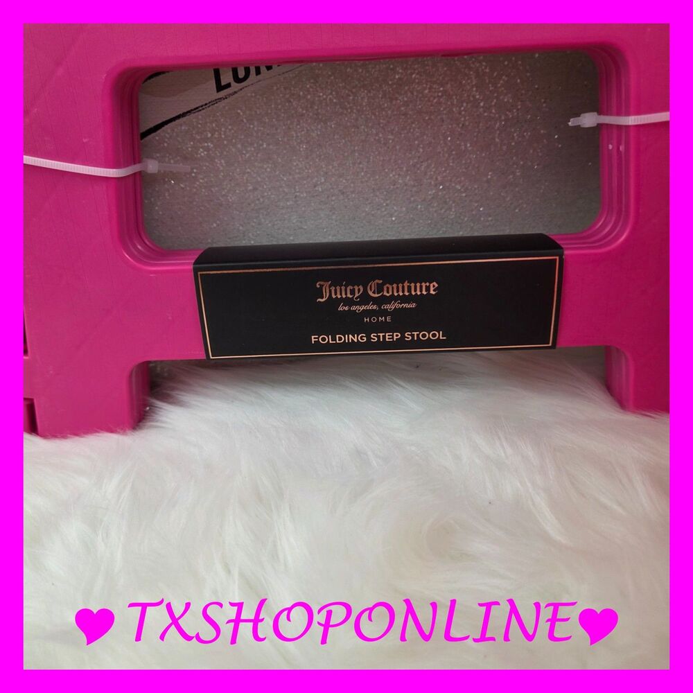 💕💕Juicy Couture Home Folding Step Stool 💕💕 NWT - Picture 5 of 6